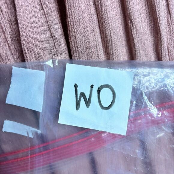 Free People One Movement Rose Pink Adella Lace Ruffle Tiered Slip Dress SMall - Picture 11 of 13